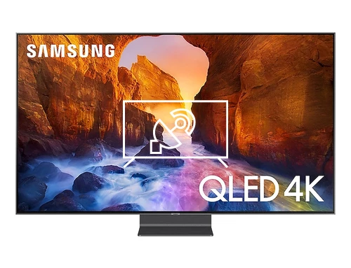 Search for channels on Samsung 55Q90R