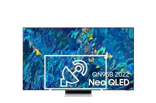 Search for channels on Samsung 55QN95B