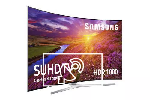 Search for channels on Samsung 65” KS9500 Curved SUHD Quantum Dot Ultra HD Premium HDR 1000 TV