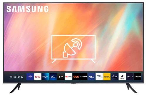 Rechercher des chaînes sur Samsung 70AU7105