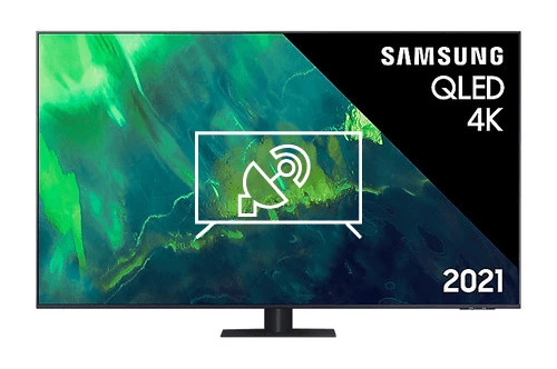 Search for channels on Samsung 75Q75A