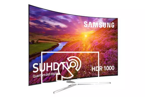 Search for channels on Samsung 78" KS9000 Curved SUHD Quantum Dot Ultra HD Premium HDR 1000 TV