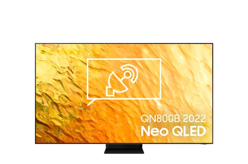 Search for channels on Samsung 85QN800B