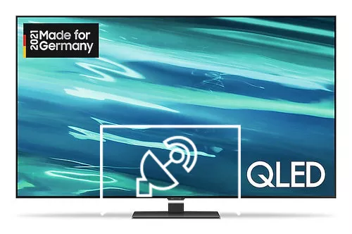 Search for channels on Samsung GQ50Q80AAT