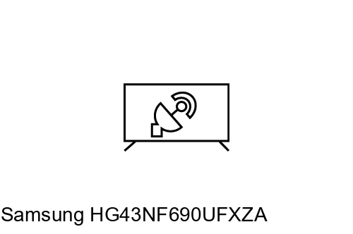 Rechercher des chaînes sur Samsung HG43NF690UFXZA