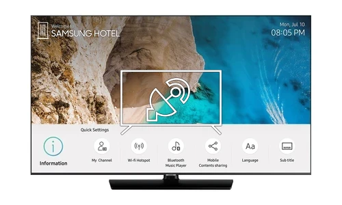 Rechercher des chaînes sur Samsung HG50ET670UB