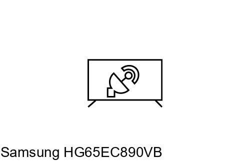 Rechercher des chaînes sur Samsung HG65EC890VB