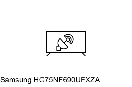 Rechercher des chaînes sur Samsung HG75NF690UFXZA