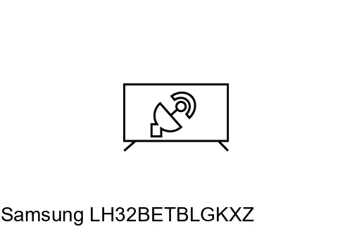 Rechercher des chaînes sur Samsung LH32BETBLGKXZ