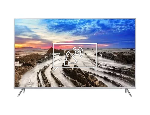 Search for channels on Samsung MU7000