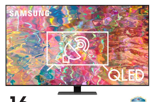 Search for channels on Samsung QE55Q80B