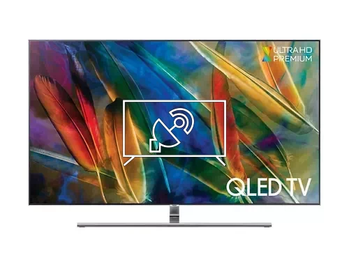 Search for channels on Samsung QE55Q8F