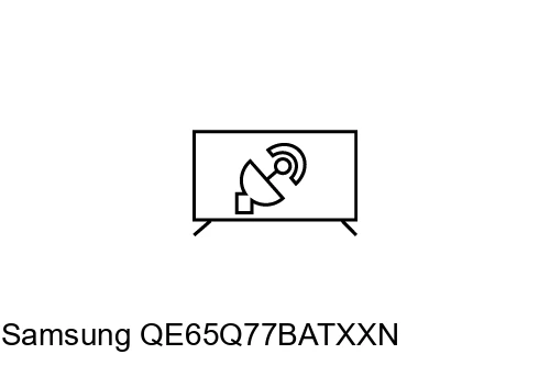 Buscar canales en Samsung QE65Q77BATXXN