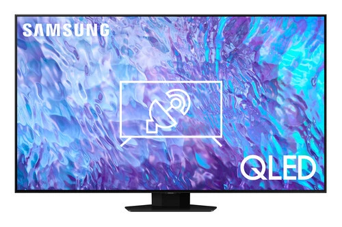 Search for channels on Samsung QN55Q80CAF