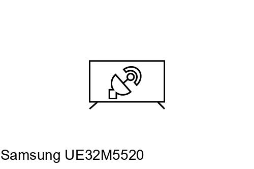 Rechercher des chaînes sur Samsung UE32M5520