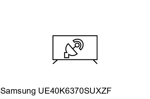 Search for channels on Samsung UE40K6370SUXZF