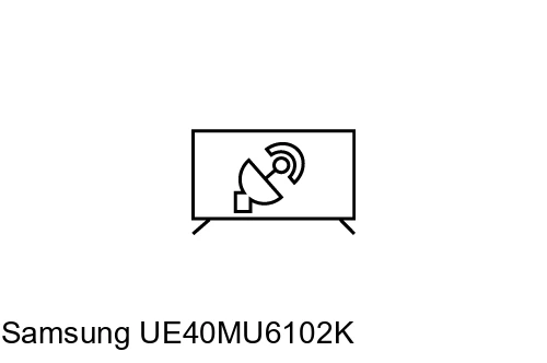 Rechercher des chaînes sur Samsung UE40MU6102K