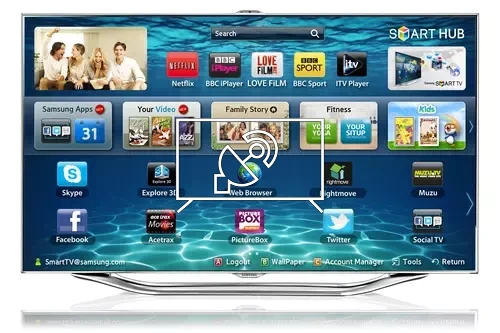 Search for channels on Samsung UE46ES8000UXXU
