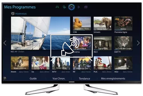 Rechercher des chaînes sur Samsung UE48H6640