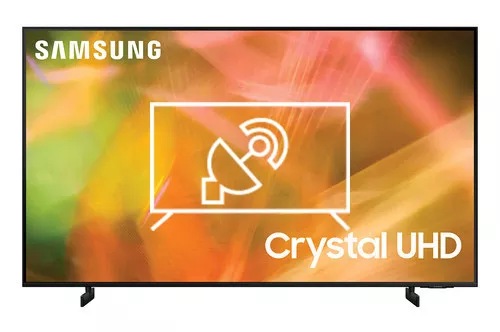 Search for channels on Samsung UE50AU8070