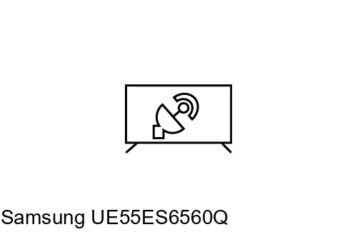 Rechercher des chaînes sur Samsung UE55ES6560Q