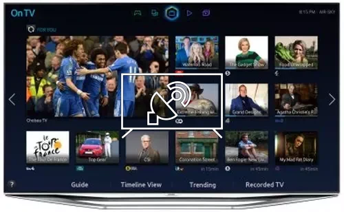 Rechercher des chaînes sur Samsung UE55H7000ST
