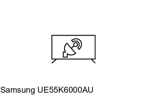 Search for channels on Samsung UE55K6000AU