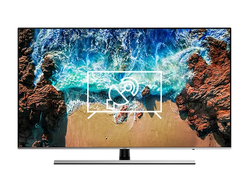 Search for channels on Samsung UE55NU8002T