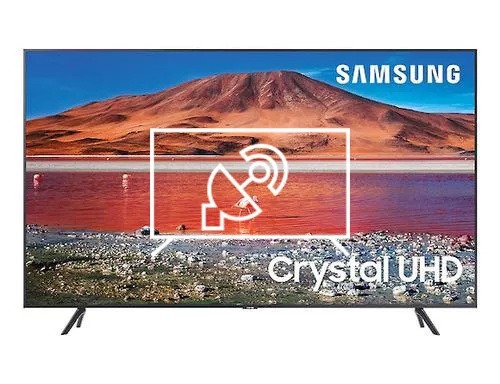 Search for channels on Samsung UE55TU7000WXXN