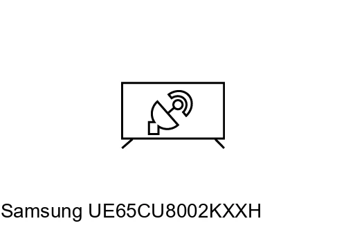 Rechercher des chaînes sur Samsung UE65CU8002KXXH