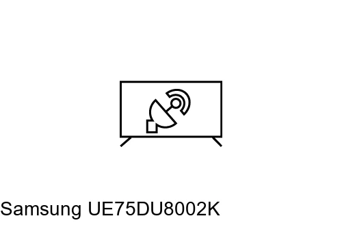 Rechercher des chaînes sur Samsung UE75DU8002K