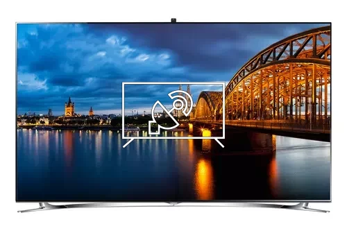 Search for channels on Samsung UE75F8000SLXXC