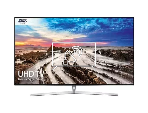 Search for channels on Samsung UE75MU8000T