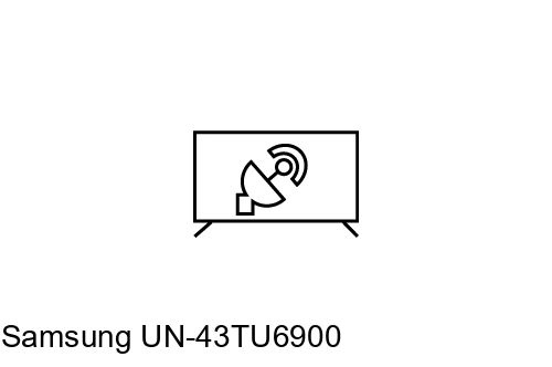 Buscar canales en Samsung UN-43TU6900