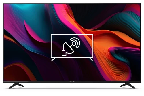 Rechercher des chaînes sur Sharp 55" 4K Ultra HD LED Google TV