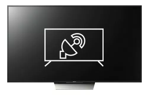 Search for channels on Sony X850D