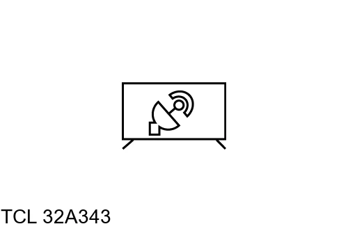 Rechercher des chaînes sur TCL 32A343