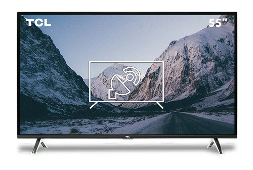 Search for channels on TCL 55A435