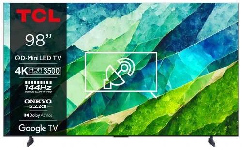 Buscar canales en TCL 98C855 4K QD-Mini LED Google TV