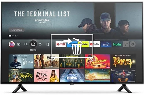 Uninstall apps on Amazon Fire TV 4-Series 43"