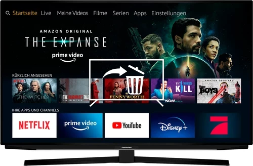 Désinstaller des applications sur Grundig 50 GUB 7040 - Fire TV