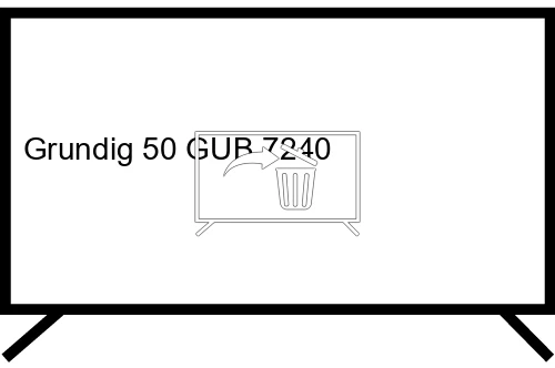 Désinstaller des applications sur Grundig 50 GUB 7240