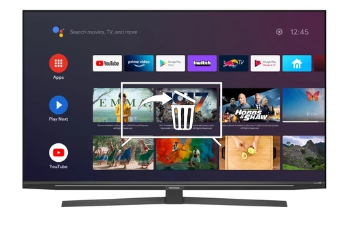 Uninstall apps on Grundig 55GFU9760