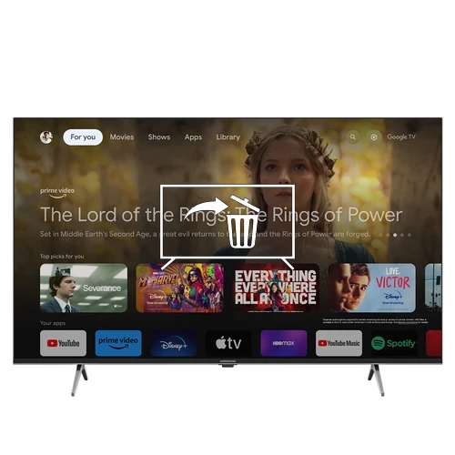 Uninstall apps on Grundig 55GHU8500A