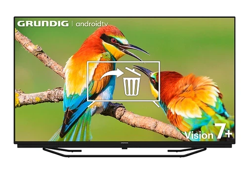 Désinstaller des applications sur Grundig 65 GGU 7960B