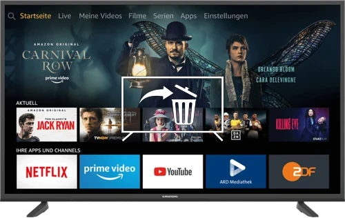 Uninstall apps on Grundig 65 GUT 7060