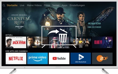 Uninstall apps on Grundig 65 GUW 7060