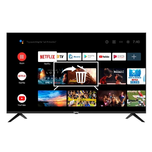 Désinstaller des applications sur Haier 43 Smart TV S1