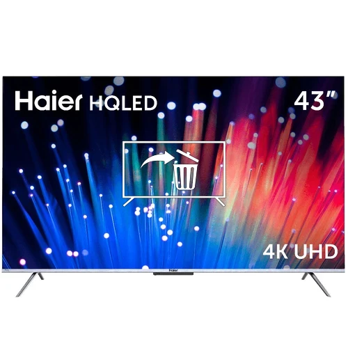 Uninstall apps on Haier 43 Smart TV S3