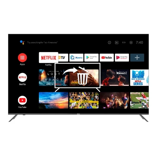 Desinstalar aplicaciones a Haier 75 Smart TV S1